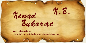 Nenad Bukorac vizit kartica